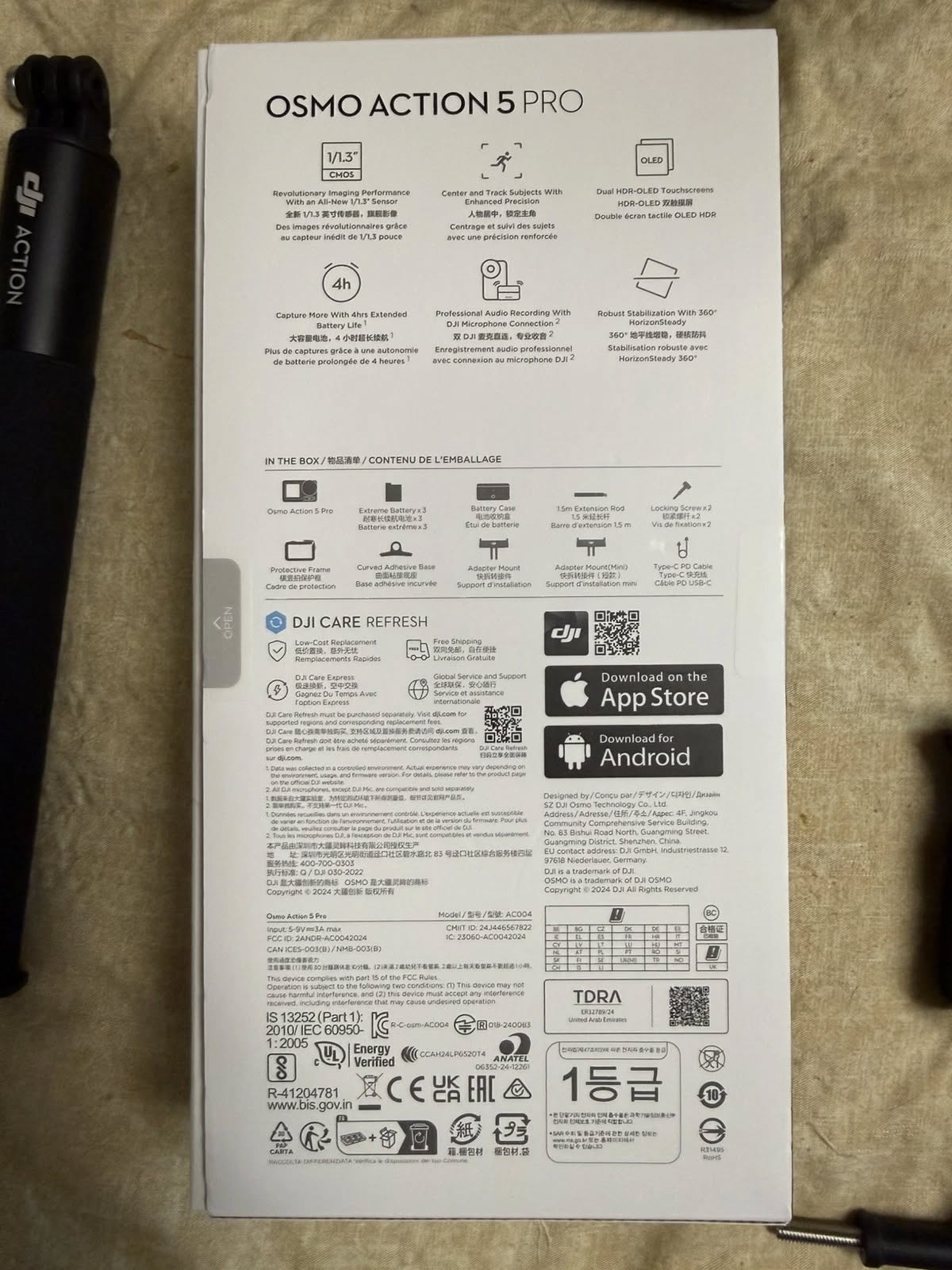 DJI Osmo Action 5 Pro + Jaula SmallRig — Kit completo